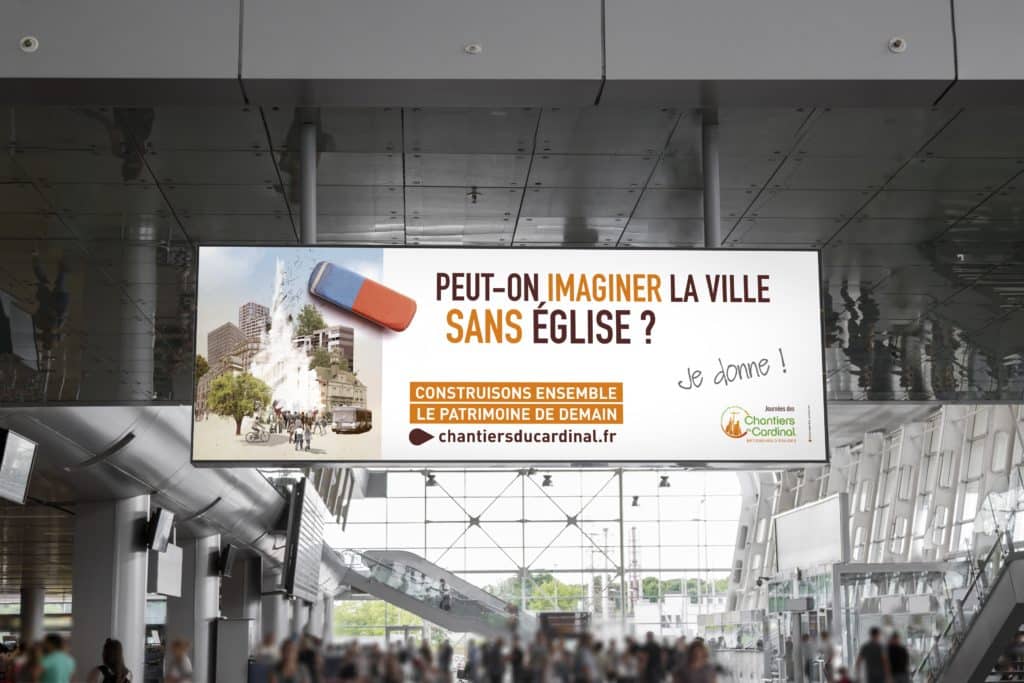 Billboard in the airport